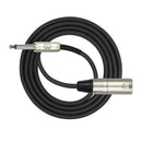 Cable Profesional Para Micrófono Kirlin MP-481 PR 6M/BK De 6 Metros