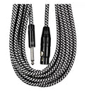 Cable Profesional Para Micrófono Kirlin MW-472-6M/BKB De 6 Metros