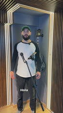 Base Para Micrófono Tipo Boom + Soporte Para Celular