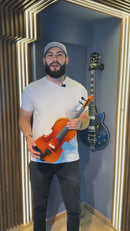 Violín Importado 4/4 En Madera R-80 Con Estuche Arco Rosin