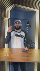 Base / Soporte De Mesa Robusta Para Micrófono Ajustable Con Piaña