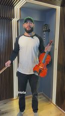 Violín Importado 4/4 En Madera R-30 Con Estuche Arco Rosin