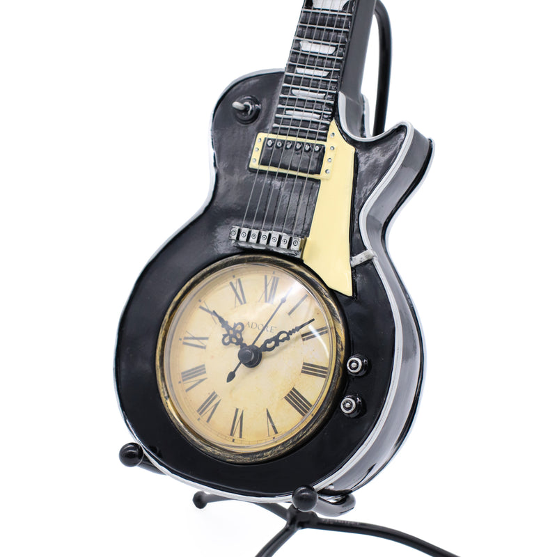 Reloj Decorativo En Forma De Guitarra LP Negro 2-03