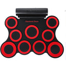 Set De Bateria Electronica De Mesa Roll Up Drill Con Parlantes