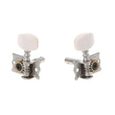 Clavijas Plateadas Importada Para Guitarra Acústica Sencilla