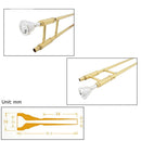 Boquilla Para Trombón 12C De Caño Delgado Calidad Plateada