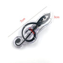 Clip Atril Partitura Musical Con Forma De Nota Musical