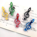 Clip Atril Partitura Musical Con Forma De Nota Musical