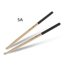 Baquetas Antideslizantes 5A-7A En Punta De Madera y Múltiples Colores