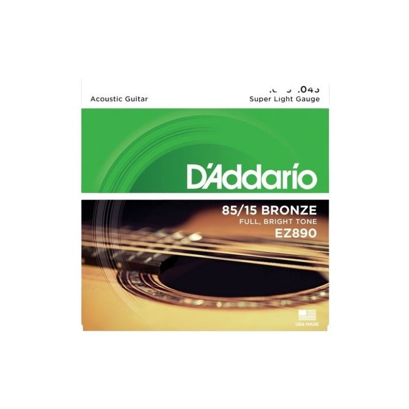 Encordado Para Guitarra Electroacústica Daddario Ez890