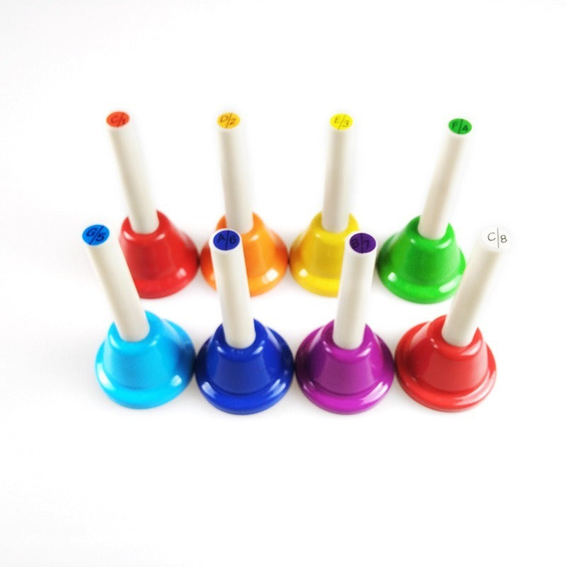 Set De Campanas Infantiles Instrumentos Musicales 8 Tonos.