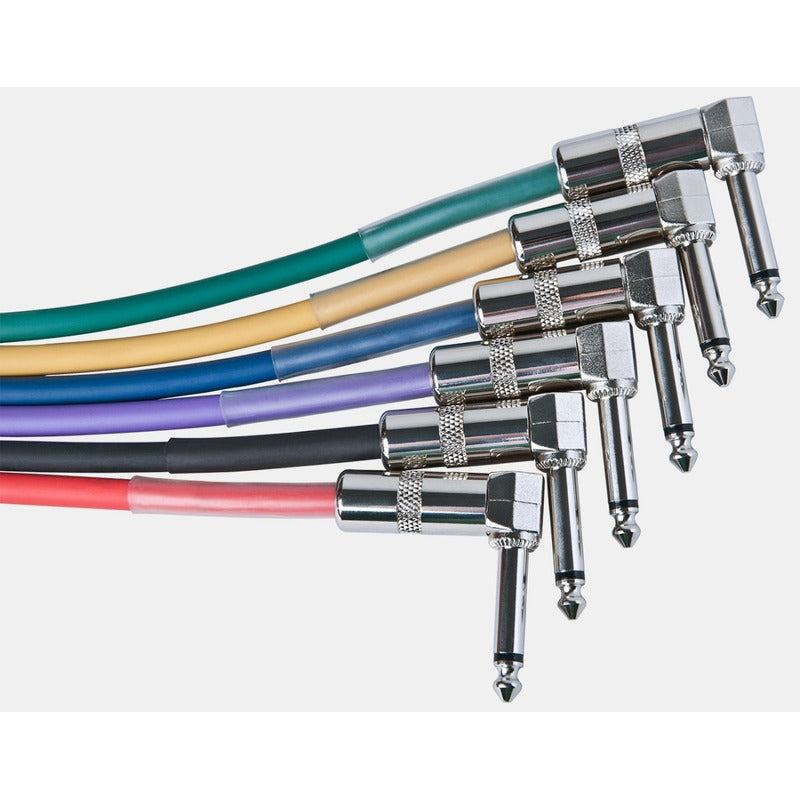 Cable Interpedal Joyo 20cm 0.65ft  1 Und Plug Mono De 1/4