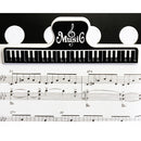 Clip partitura para atril Sostenedor Para Página De Notas Musicales