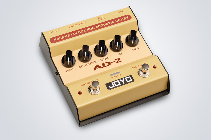 Pedal Joyo Ad-2 Pre Amplificado Y Caja Directa Guitarra Acústica