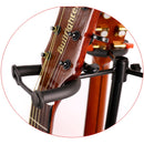 Base / Soporte Triple Para Guitarra Tipo Cuello De Ganso