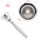 Boquilla Metálica De Alta Calidad Plateada Para Trompeta 7C