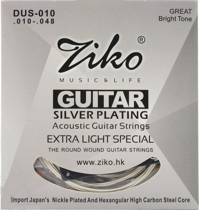 Encordado Para Guitarra Electroacústica Ziko DUS-010