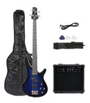 Combo De Bajo Eléctrico Stingrey Con Amplificador De 20w Kit Bajo