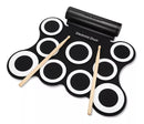 Set De Bateria Electronica De Mesa Roll Up Drill Con Parlantes