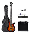 Combo De Bajo Eléctrico Stingrey Con Amplificador De 20w Kit Bajo