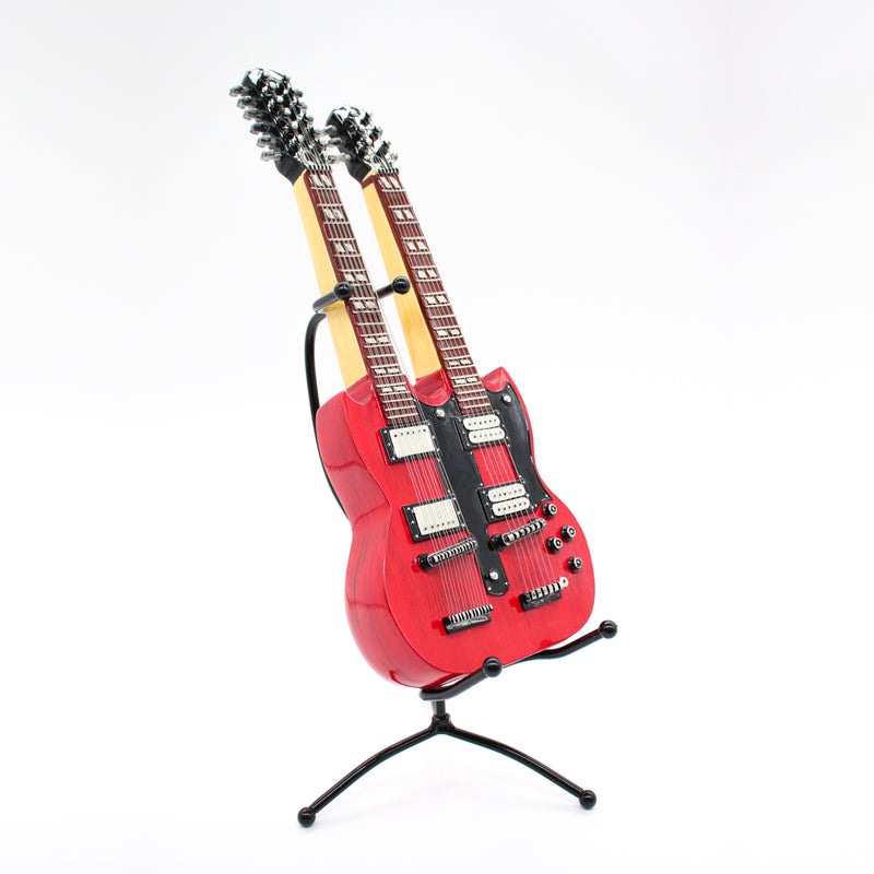 Alcancía Con Forma De Guitarra Doble 1-26  (Rojo)