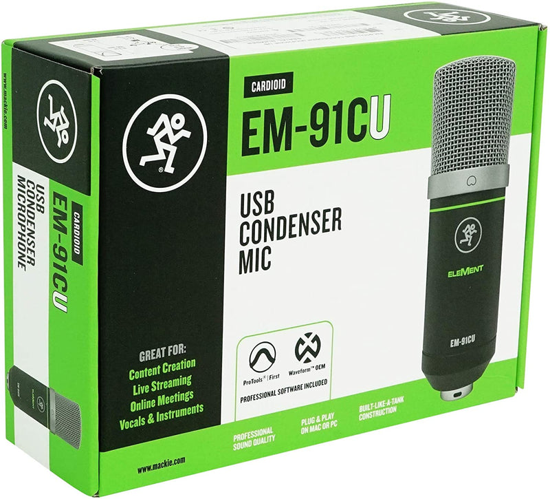 Micrófono Condensador Usb Mackie EM-91CU