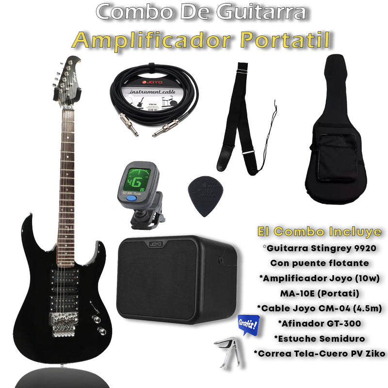 Combo De Guitarra Stingrey 9920 Con Amplificador Joyo MA-10E