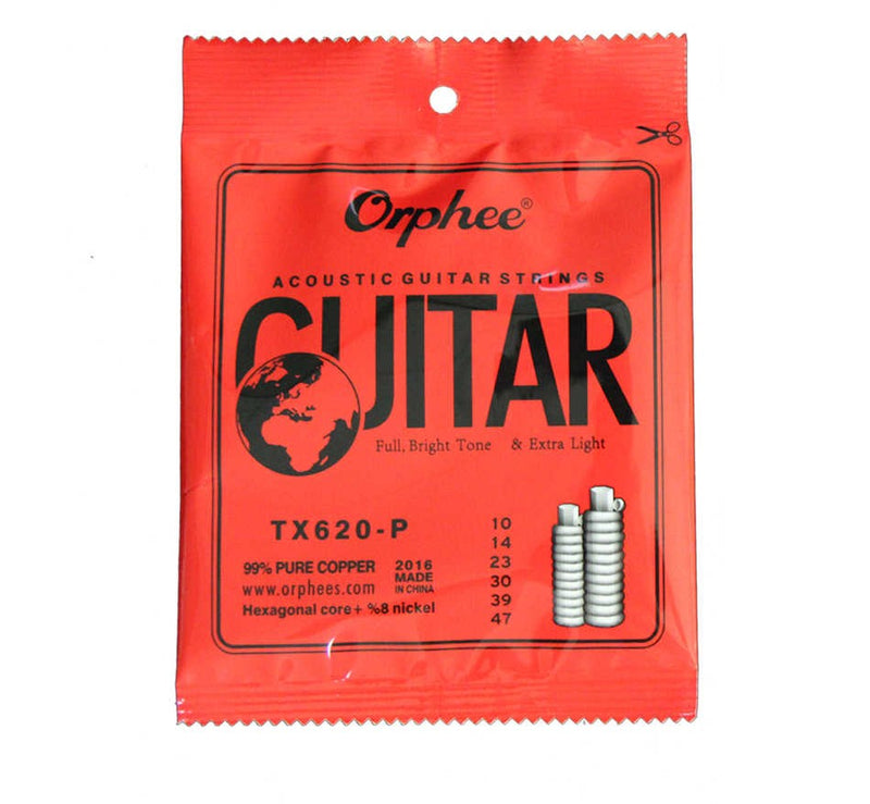 Encordado Para Guitarra Electroacústica Orphee Tx620-p