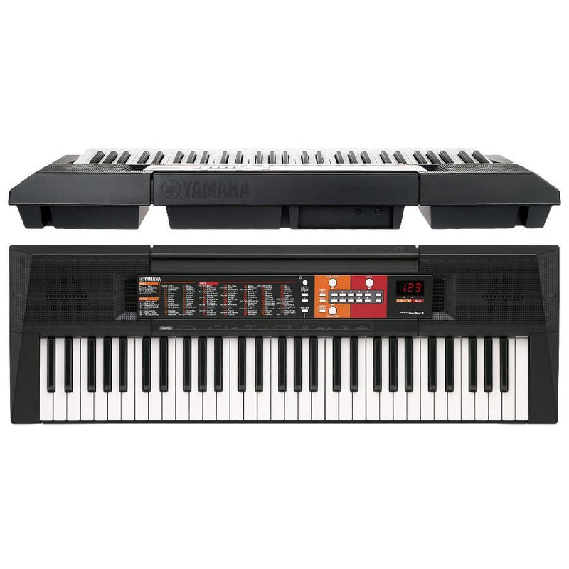 Teclado / Organeta Yamaha PSRF51 (con Adaptador Original, atril de partituras y base)