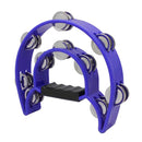 Pandereta Media Luna Doble Aro Colores Varios