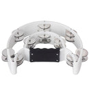 Pandereta Media Luna Doble Aro Colores Varios