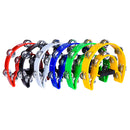 Pandereta Media Luna Doble Aro Colores Varios