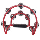 Pandereta Media Luna Doble Aro Colores Varios