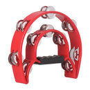 Pandereta Media Luna Doble Aro Colores Varios