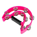 Pandereta Media Luna Doble Aro Colores Varios