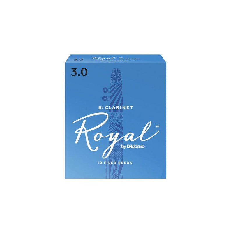 Caña Rico Royal Para Clarinete 3.0 (10 Unidades)
