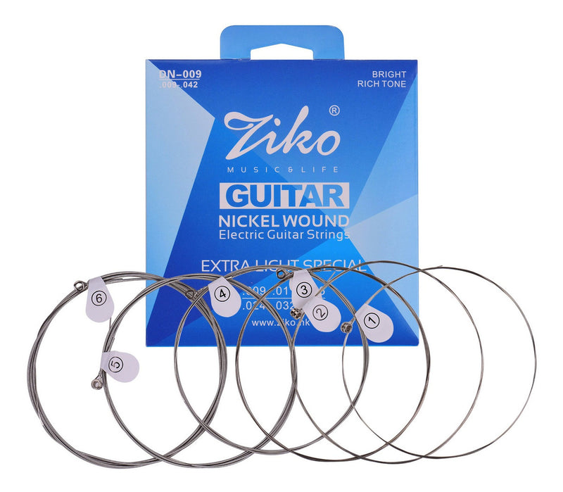 Encordado Para Guitarra Eléctrica Ziko DN-009 (009-042)