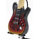 Alcancía Con Diseño De Guitarra 1-54 (Llamas)