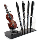Porta Lapiceros Con Violín Pequeño Decorativo